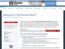Tablet Screenshot of divorcestore.com